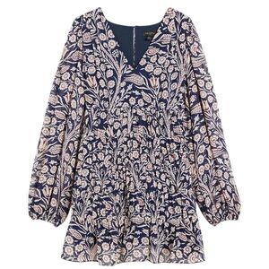 * Ted Baker Tarissa Floral Long Sleeve Dress Size 2 (M)